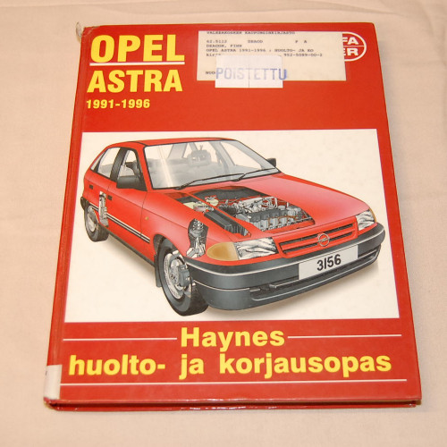 Korjausopas Opel Astra 1991-1996